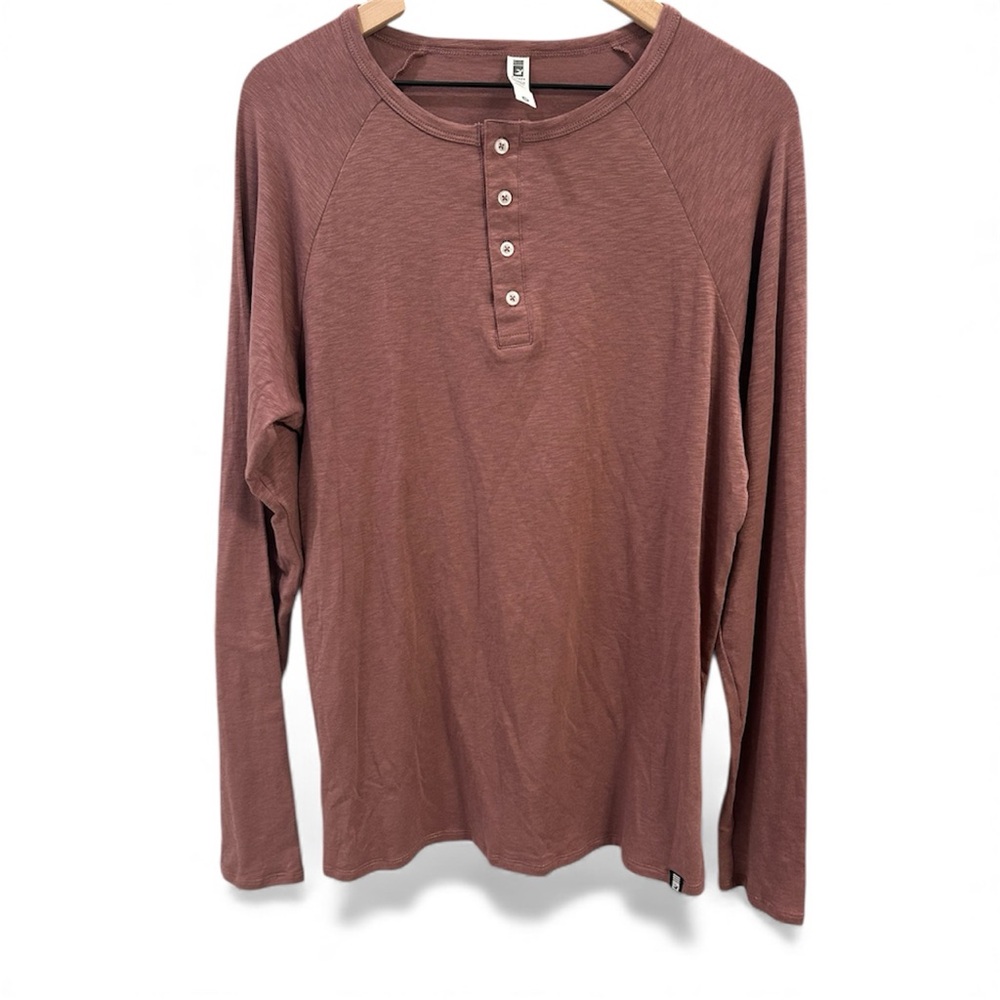 Glyder Men’s Henley Shirt – Size Medium